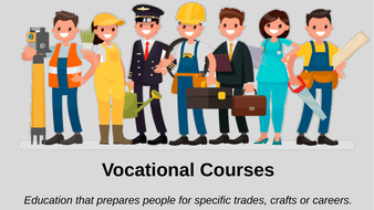  Vocational courses